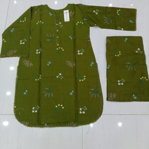 Baby Jaan Premium Cotton Suit – Black, Pink & Pista – Soft & Stylish