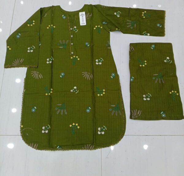 Baby Jaan Premium Cotton Suit – Black, Pink & Pista – Soft & Stylish