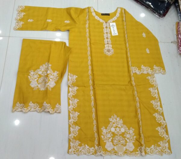 Baby Jaan Premium Cotton Suit – Red, Zinc, Mustard & Parrot – Soft & Stylish