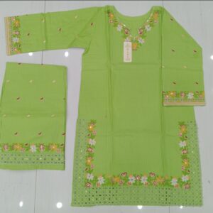Baby Jaan Premium Cotton Suit – Pink, Pista & Mustard – Soft & Stylish
